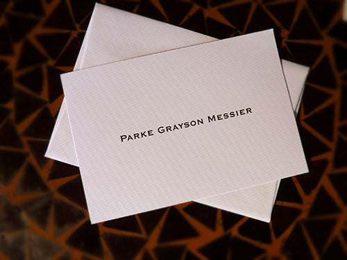 Thank You/Note Card - Full Name
