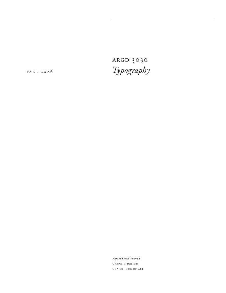 ARGD 3030, Spivey (Hard Copy)